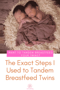 tandem breastfeeding twins