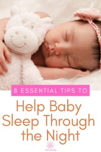How to get a baby to sleep longer stretches at night